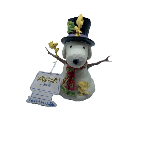 Jim Shore Snoopy Snowman 6015031 Peanuts NEW 2024 - Picture 1 of 9